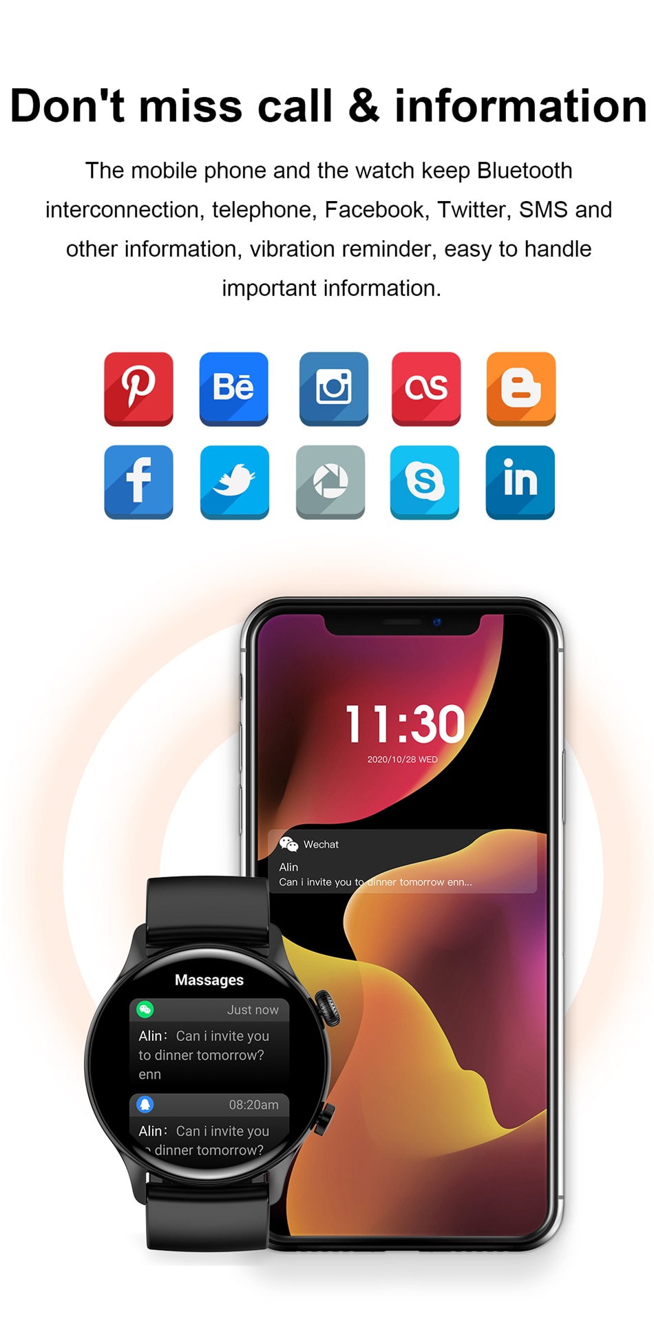 2022 Bluetooth Call Ladies Smart Watch Men AMOLED 390*390 HD Screen Always Display Watches Custom Dial NFC SmartWatch For Xiaomi