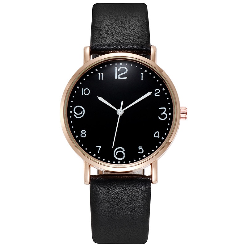 New Women Luxury Quartz Alloy Watch Ladies Fashion Stainless Steel Dial Casual Bracele Watch Leather Wristwatch Zegarek Damski