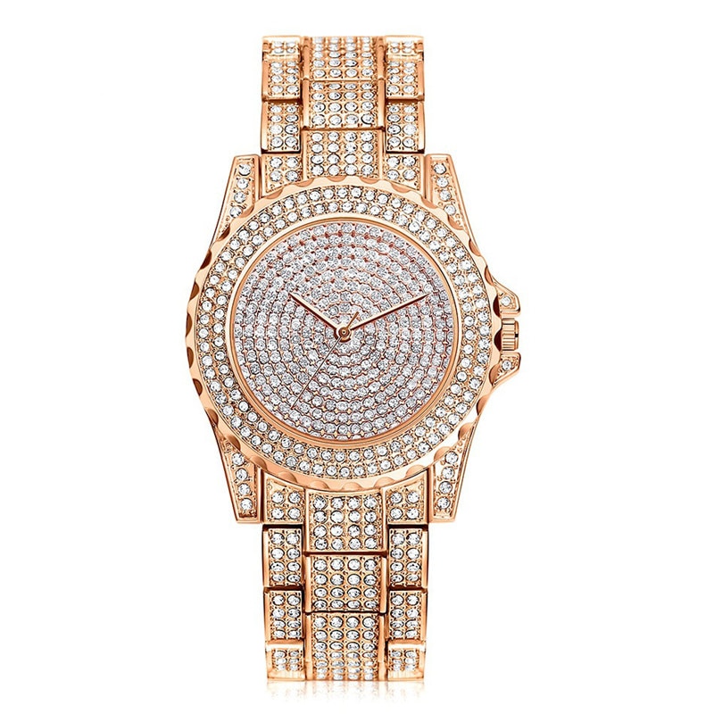 New Fashion Crystal Full Steel Women Watches Ladies Wristwatch Quartz Woman Feminino Relogio Reloj Hombre Montre Femme Zegarek