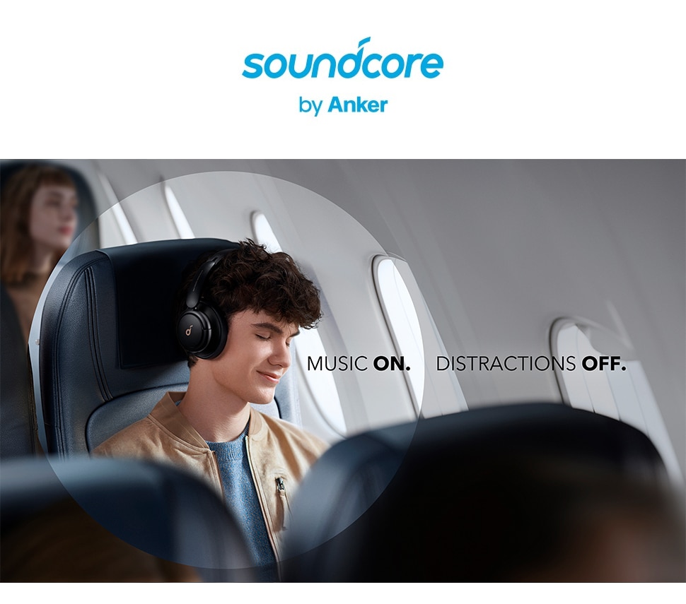 Anker Soundcore Life Q30 Hybrid Active Noise Cancelling wireless bluetooth Headphones with Multiple Modes, Hi-Res Sound, 40H