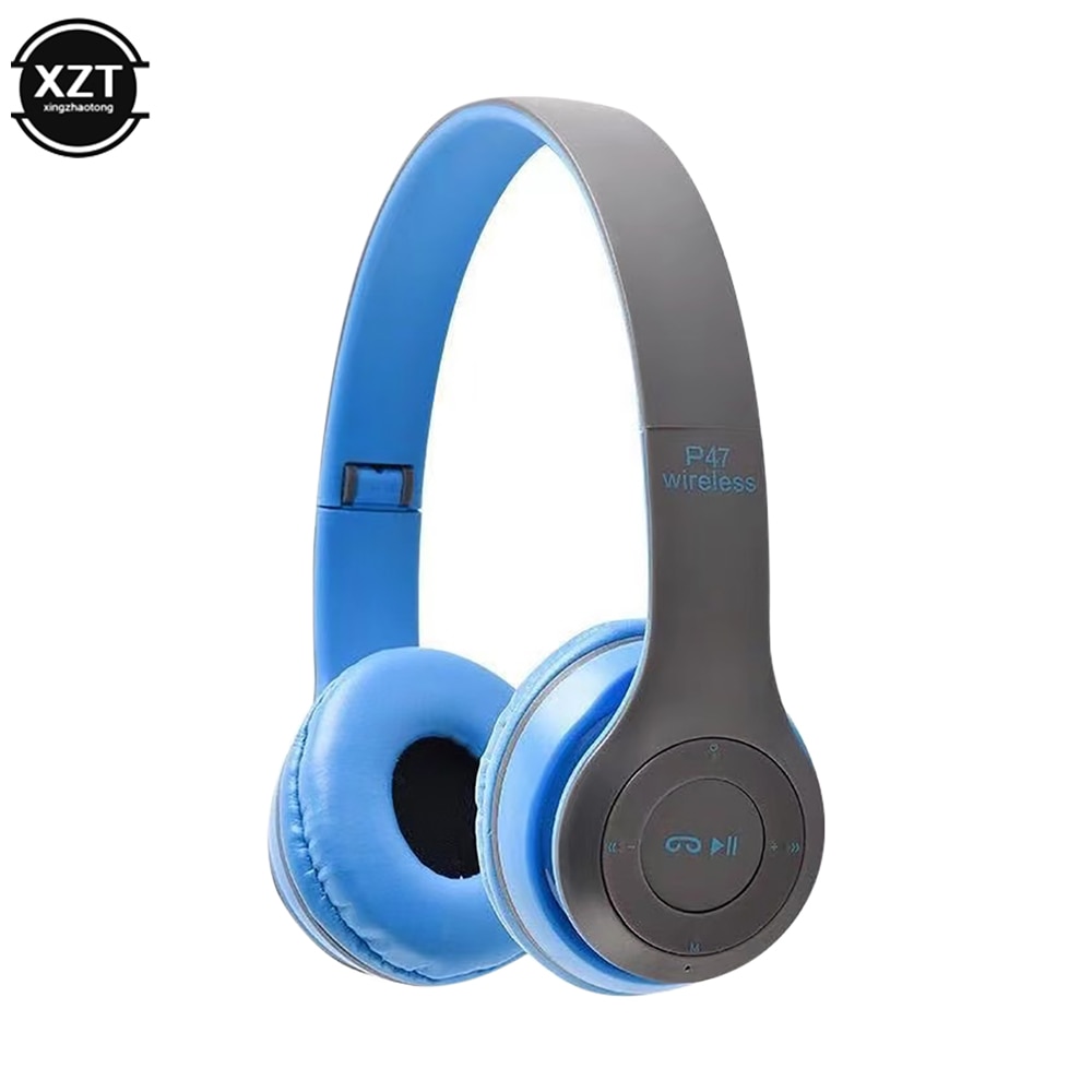 Wireless Headphones 5.0 Bluetooth Earphone Foldable Bass with Memory TF Card For iPhone Xiaomi Sumsamg Phone With Mic Headsets