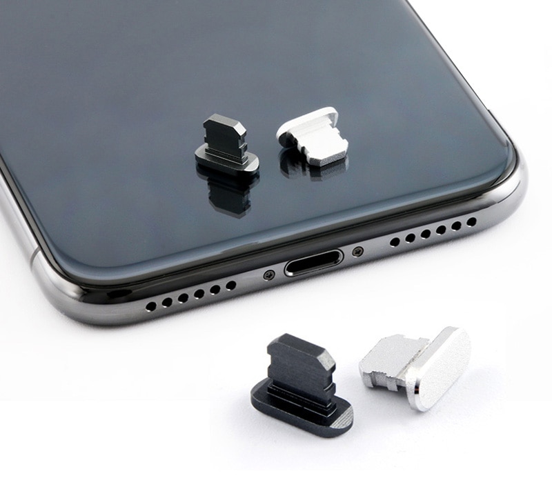 Metal Charger Port Dust Plug For iPhone 13 14 12 11 Pro Max SE 2022 Accessories Charging Port Dust Plug For iPad 10.2 9.7 Air 5