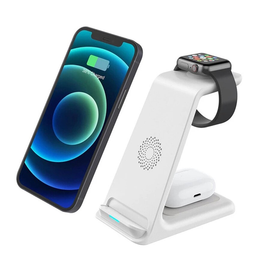 30W 3 in 1 Wireless Charger Stand Pad For iPhone 14 13 12 11 X Apple Watch Fast Charging Dock Station for Airpods Pro iWatch 8 7