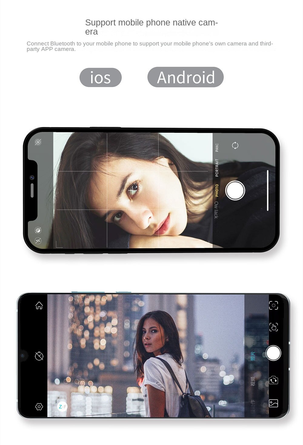 Xiaomi Mini Gimbal Stabilizer Bluetooth Tripod Stand with Remote Control Gimbal Selfie Stick Selfie Stick 360° Rotation Holder