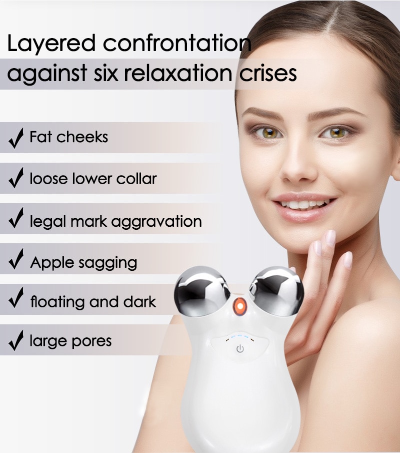 USB microcurrent Massager face lift skin care tools Skin Tightening lifting facial wrinkle remover toning Beauty Massage machine