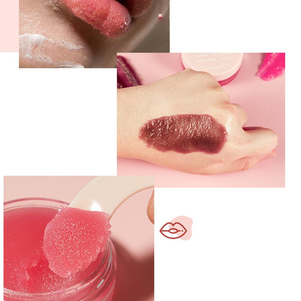 1pc Lip Scrub Mask Lip Plumper Moisture Lip Balm Exfoliating Anti-Ageing Scrub Lip Film Nourish Repair Fine Lines Lips Care