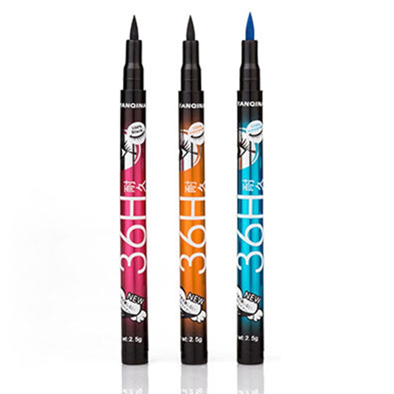 Black Eyeliner Pen Cosmetics Waterproof Long Lasting Face Makeup Quick-drying Eyeliner Women Liquid Eye Pencil Beauty Tools