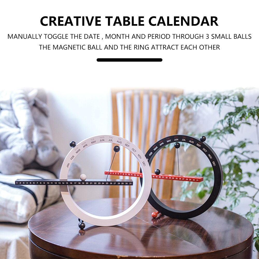 Xiaomi Ins Nordic Style Creative Fashion Time Perpetual Table Calendar Manual Desk Calendario Home Decoration Best Birthday Gift