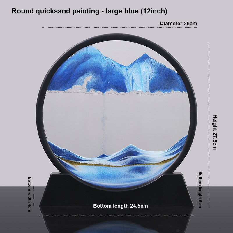 Blue Round 12 inch