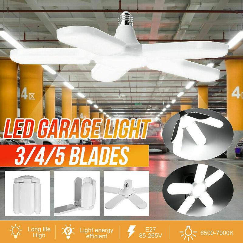 Super Bright Industrial Lighting 85W E27 LED Fan Garage Light 20000LM 85-265V 2835 LED High Bay Industrial Lamp for Workshop