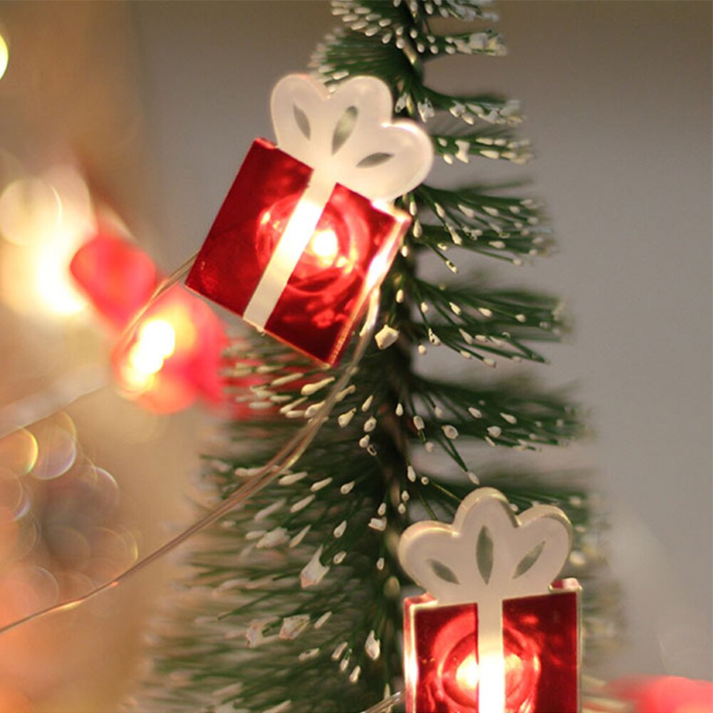 10/20/30 Leds Garland Lights Christmas Bell LED String Light Decor for Home Xmas Ornaments Navidad Gifts Noel 2022 New Year 2023