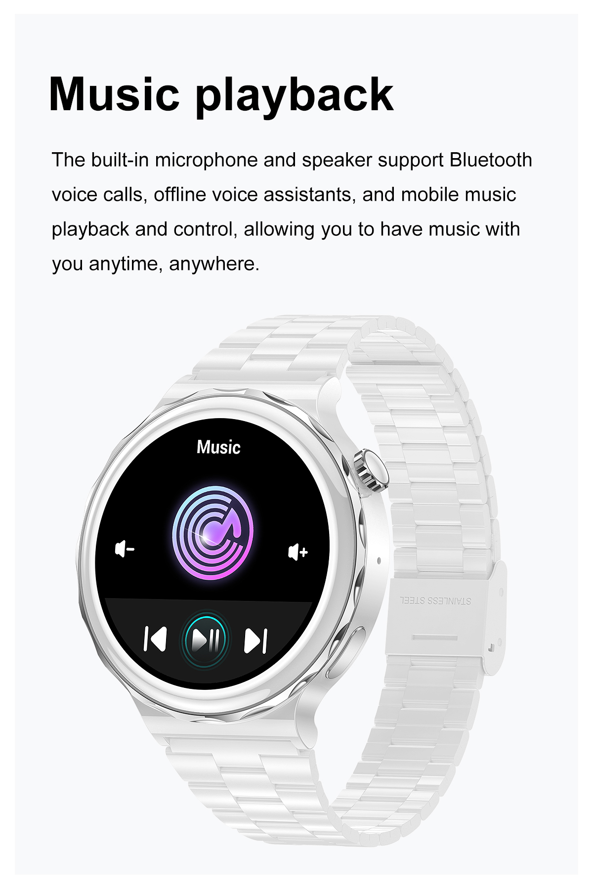 New Smart Watch Women Bluetooth Call Smartwatch Ladies Fitness Bracelet NFC Watches Sports Female Digital Clock Watch For Women