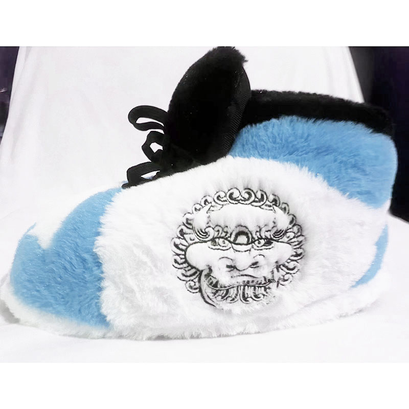 One size slippers for both men and women winter warm household cotton shoes