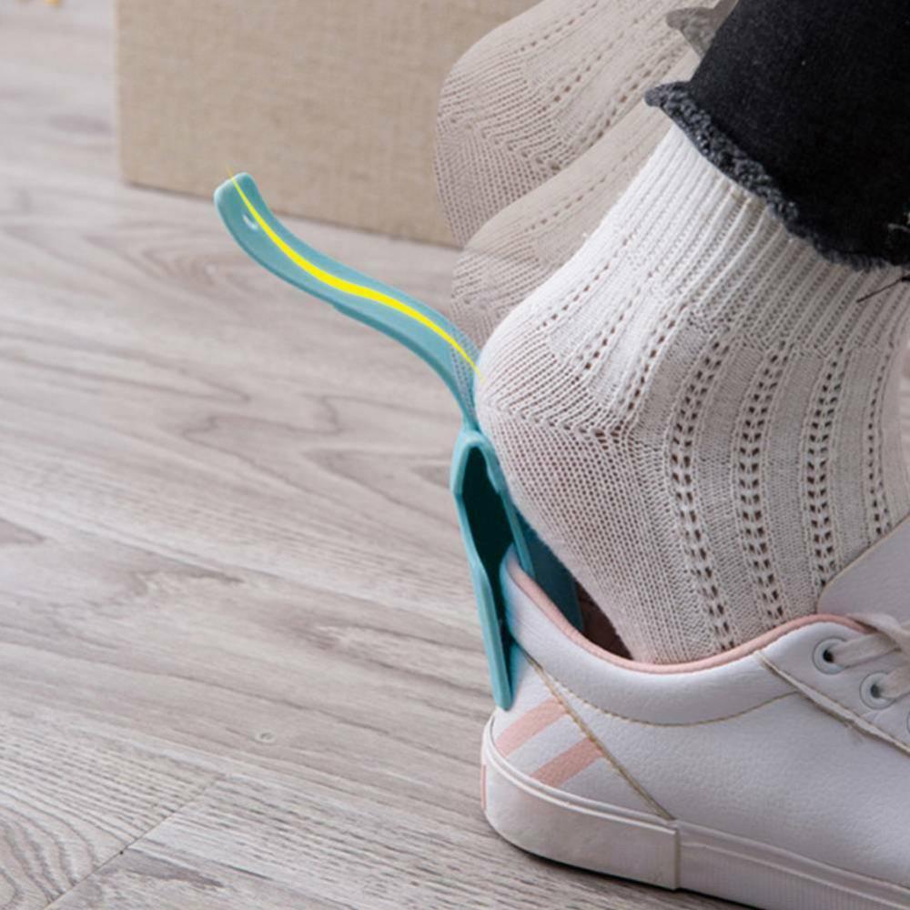 1/2Pcs Portable Lazy Shoe Helper Unisex Shoehorn Easy On And Off Shoe Lifter Shoe Sturdy Sleep Aid Tool Shoes Accessories