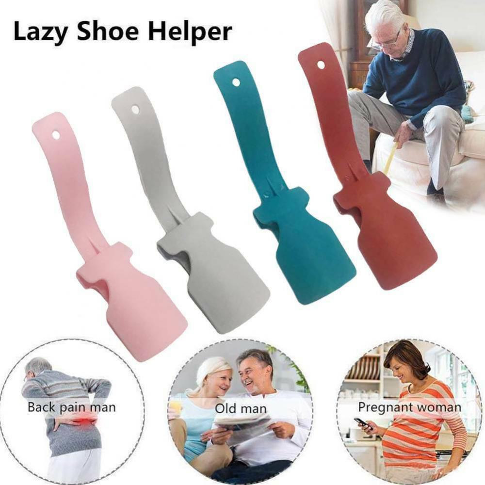 1/2Pcs Portable Lazy Shoe Helper Unisex Shoehorn Easy On And Off Shoe Lifter Shoe Sturdy Sleep Aid Tool Shoes Accessories