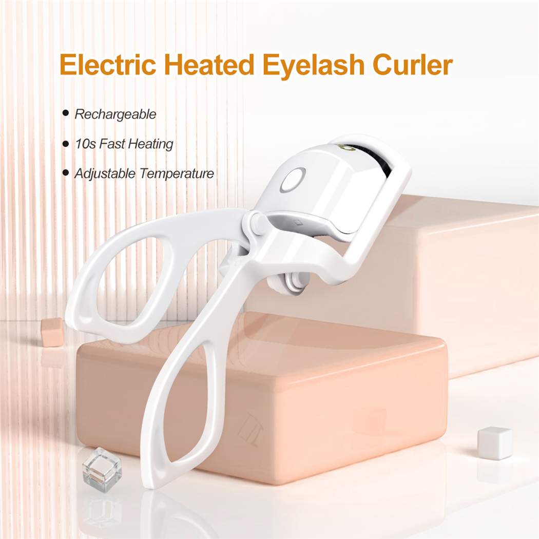 CkeyiN Electric Heated Eyelash Curler Long Lasting Lifting Eyelashes Curls Makeup Tools Eye Lash Perm Temperature Control